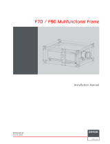 Barco F90 rigging frame Installation guide