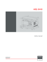 Barco HDQ-2K40 User manual
