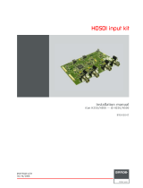 Barco iCon H400 Installation guide