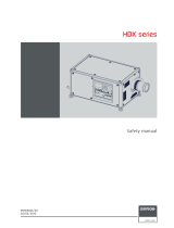 Barco HDX-W12 User manual