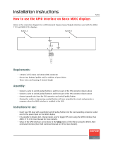 Barco MDSC-2124 Installation guide