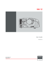 Barco NW-12 User guide