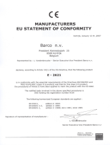 Barco Nio 2MP E-2621 Owner's manual