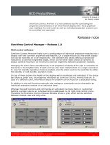 Barco OverView cDG67-DL Owner's manual