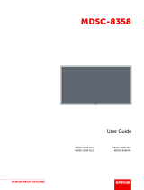 Barco MDSC-8358 User guide