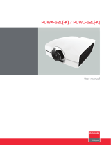 Barco PGWX-62L User manual