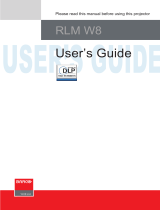 Barco RLM-W8 User manual