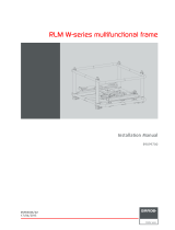 Barco RLM W Series Rental Frame Installation guide