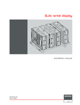 Barco SLite rental structure Installation guide