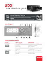 Barco UDX-W32 Quick start guide