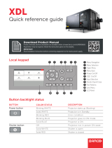 Barco XDL-4K30 Quick start guide