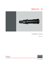 Barco XLD lens - (1.01 : 1) - high brightness Installation guide
