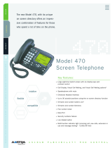 Mitel Aastra Powertouch 470 Screenphone Owner's manual