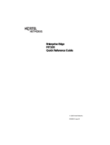 Nortel Networks Meridian M7100 Phone User manual