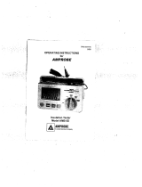 Amprobe AMB-5D Insulation Tester User manual