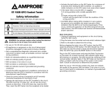 Amprobe ST-102B Socket Tester User manual