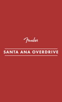 Fender Santa Ana Overdrive Owner's manual
