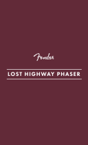 Fender Lost Highway Phaser Owner's manual