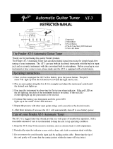 Fender AT-3 Owner's manual