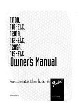 Fender 112-ELC Owner's manual