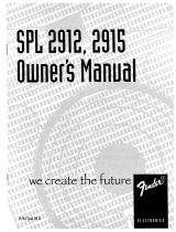 Fender SPL Owner's manual