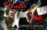 Fender 2011 Owner's Manual for Fender Guitars Owner's manual