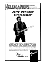 Fender Hellecasters Jerry Donohue Stratocaster Owner's manual