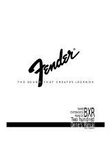Fender BXR 200 Owner's manual