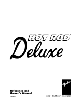 Fender Hot Rod Deluxe Rev A Owner's manual