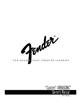 Fender Custom Vibrasonic Owner's manual