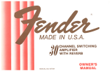 Fender Fender 30 Owner's manual
