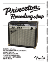 Fender Princeton Recording Amp Owner's manual