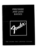 Fender Standard Precision Bass Owner's manual