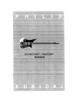 Fender Kubicki Basses (1990) Owner's manual