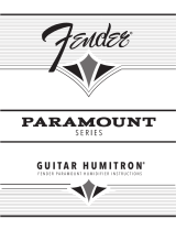 Fender Paramount Series Guitar Humitron Owner's manual