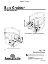 Land Pride BG2400 & BGE2400 User manual