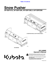 Kubota AP-SSP2596 User manual