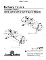 Land Pride RGA12 & RGR12 Series User manual