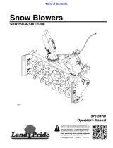 Land Pride sbd35108 User manual