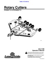 Land Pride RC4715  User manual