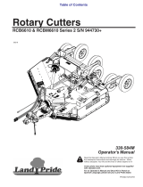 Land Pride RCB6610 User manual