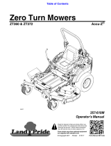 Land Pride ZT372 User manual