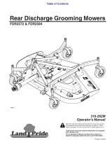 Land Pride FDR25 Series User manual