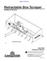 Land PrideRetractable Box Scrapers HRL3578