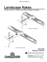 Land Pride LR16 Series User manual