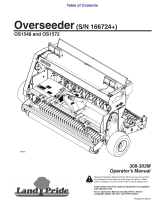 Land Pride OS15 Series User manual