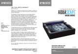 HoMedics AquaScape Dancing Showers Owner's manual