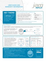 HoMedics HX-P250 Replay Instruction book