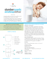 HoMedics MYB-A310WT my baby Slumber Scents Aromatherapy Oil Diff User manual