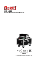 Elation HZ-1000 Haze Machine User manual